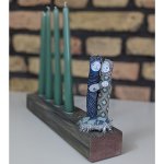 Adventsholz mit Krippen-Klemmerle Nr. 1