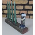 Adventsholz mit Krippen-Klemmerle Nr. 7