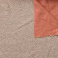 Bio Jacquard Design Dotties hellblauorange 1m