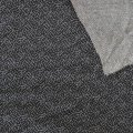 Bio Jacquard Design Dotties dunkelblauweiß 1m