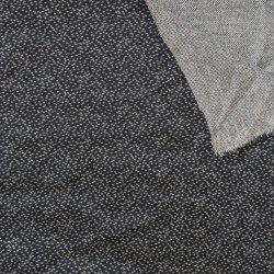 Bio Jacquard Design Dotties dunkelblauweiß 1m