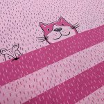 Bio Jersey Design Tigerkatze pink 1 Rapport (etwa 84 cm) Bio Jersey Design Tigerkatze pink 1 Rapport (etwa 84 cm)