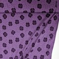 Bio Jersey Design Big flowers purple Original 1m