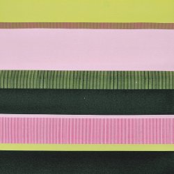 Bio Jersey Design Frühlingsringel grün-pink 0,45m