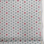 Bio Jersey Design Minidots blaurot 1m