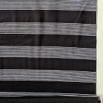 Bio Jersey Design Basicstreifen weißschwarz 1m