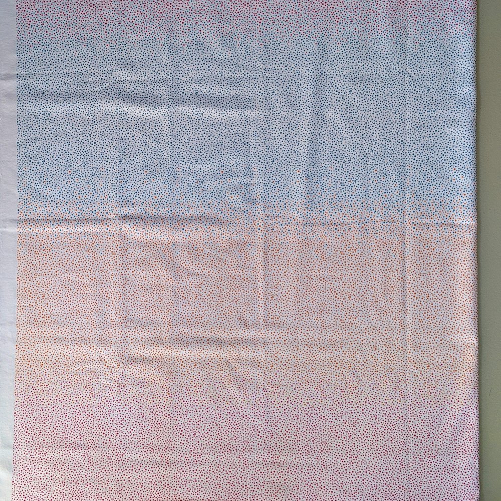 Modal Jersey Design Pünktchenverlauf pinkorangeblau 1m - zum Schließen ins Bild klicken
