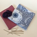 SUSAlabim 10 Gesichtbedecker DIY Set Blumentraum grauweiß SUSAlabim 10 Gesichtbedecker DIY Set Blumentraum grauweiß