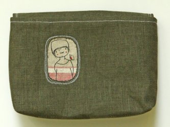 Tasche mit Klappe und Unikatbild Nr. 2