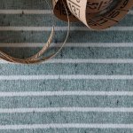 Ringel Kuscheljersey Eisblau, gesprenkelt 0,9m