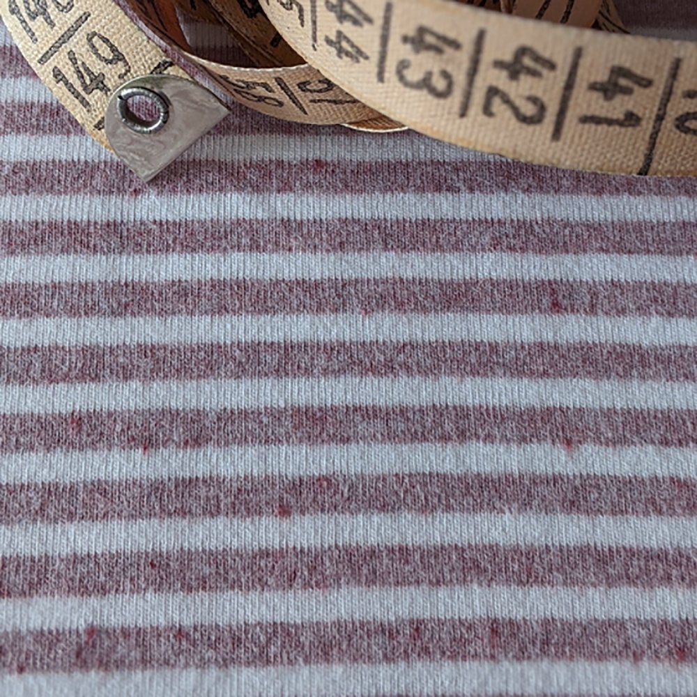 Ringel Kuscheljersey altrosa 1, gesprenkelt, 0,4m - zum Schließen ins Bild klicken