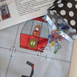 Nähset Panel SUSAlabims Adventskalender NUR Gondeln