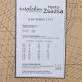 SUSAlabim Schnittmuster Mantel Zsazsa