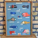 Riesen Schaukastenbild Fischwelt Nr. 1