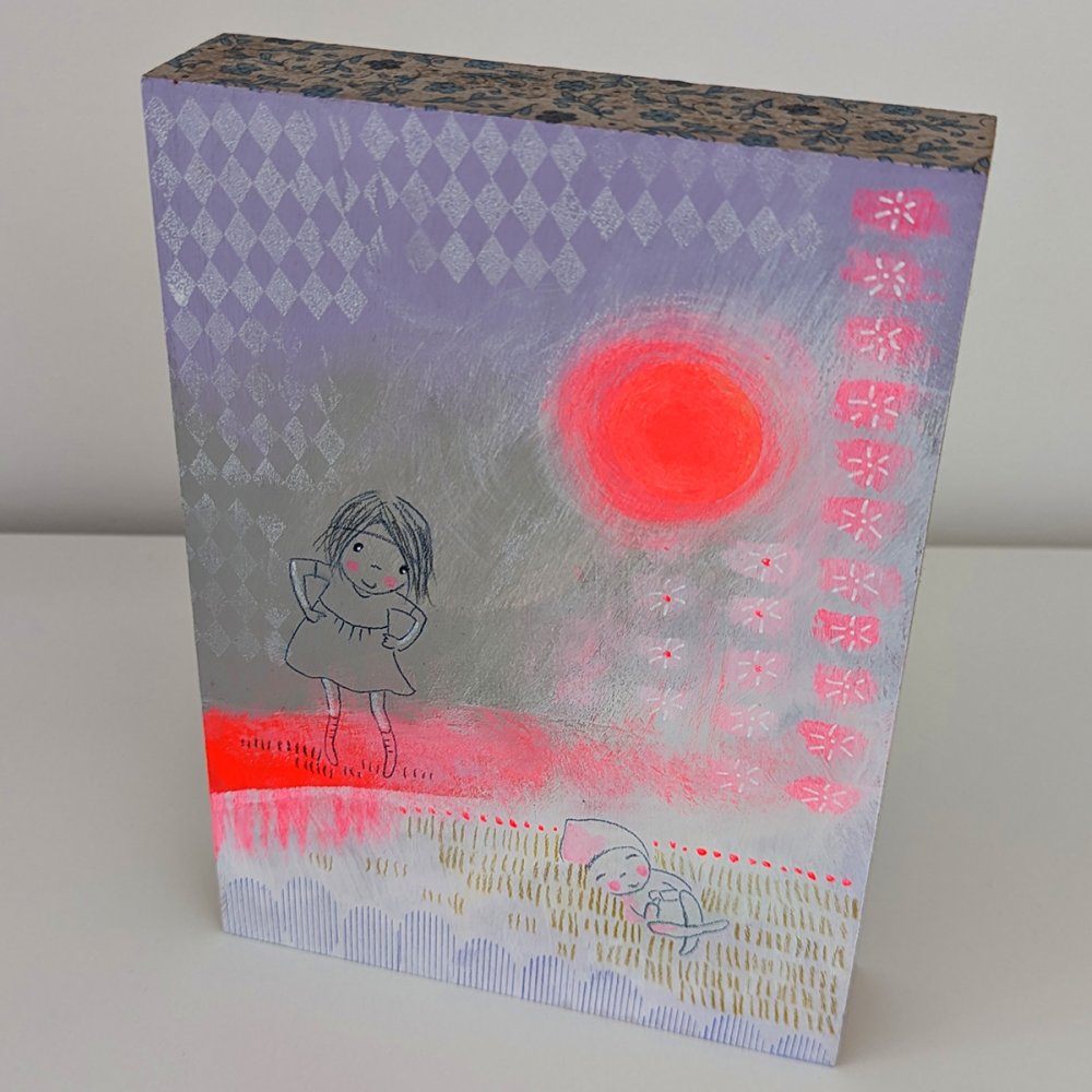 Acrylmalerei Unikat Nr. 33 - zum Schließen ins Bild klicken