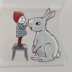 Bügelbild Nr.132 Hase und Wichtel 5