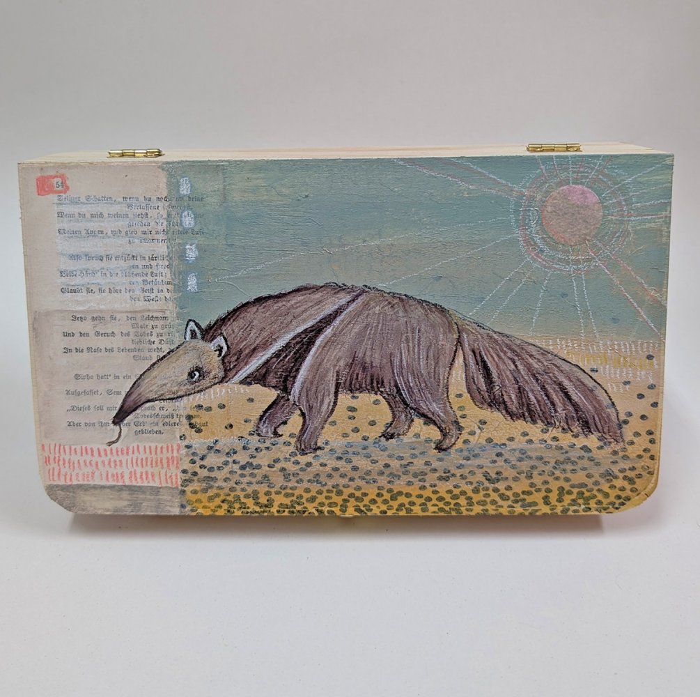 Acrylmalerei Unikat Schatzkiste Nr. 77 - zum Schließen ins Bild klicken