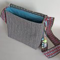 Unikat Tasche mit Klappe Nr. 46