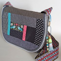 Unikat Tasche mit Klappe Nr. 46