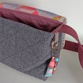 Unikat Tasche mit Klappe Nr. 47