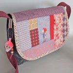 Unikat Tasche mit Klappe Nr. 49