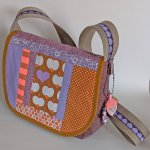 Unikat Tasche mit Klappe Nr. 45