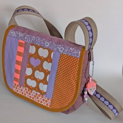 Unikat Tasche mit Klappe Nr. 45