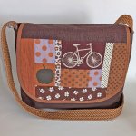 Unikat Tasche mit Klappe Nr. 51 Unikat Tasche mit Klappe Nr. 51