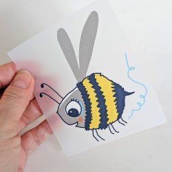 Bügelbild Nr.181 Hummel