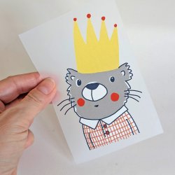 Bügelbild Nr.174 König Bär