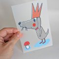 Bügelbild Nr.168 Hundekönig