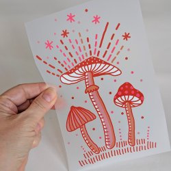 Bügelbild Nr.166 Pilze