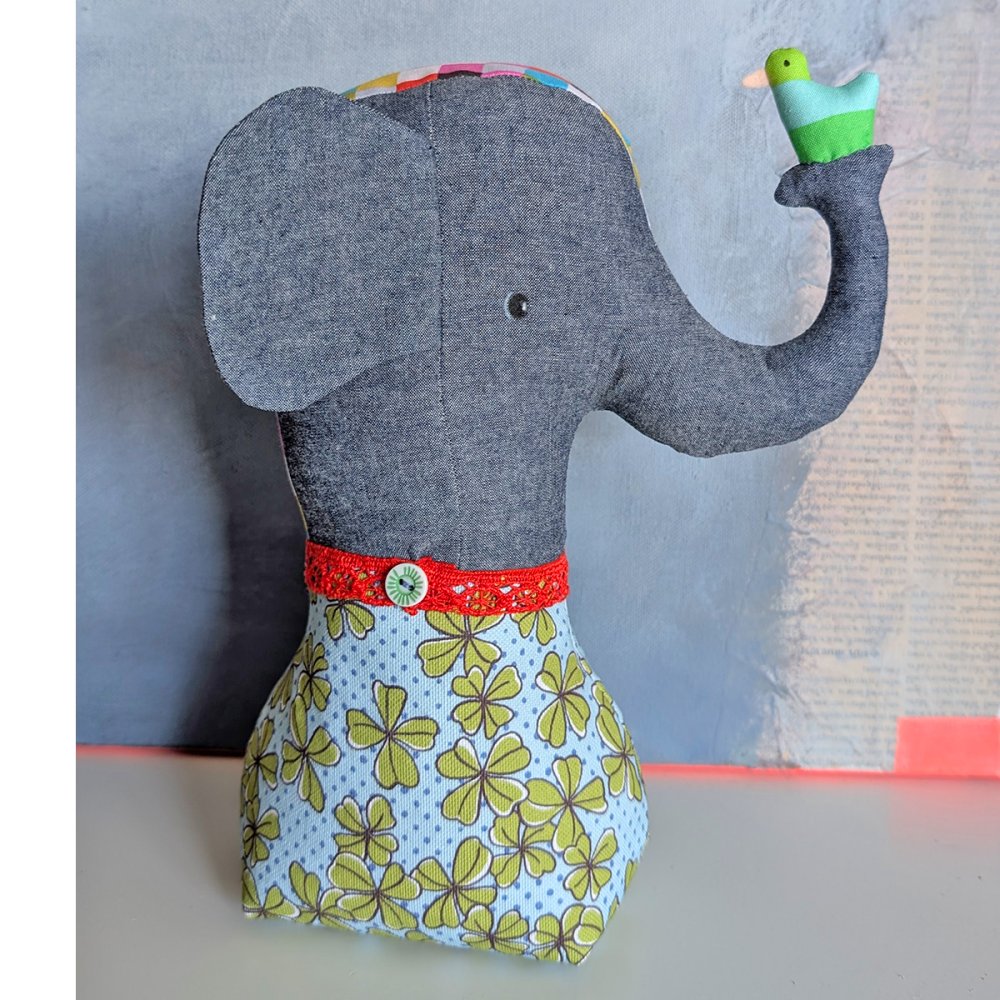 Türstopper Buchstütze Elefant Nr. 2 - zum Schließen ins Bild klicken
