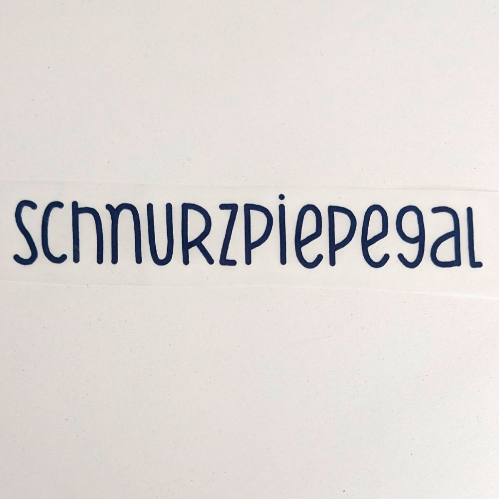 Bügelbild Nr.187 Schnurzpiepegal - zum Schließen ins Bild klicken