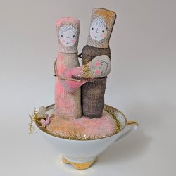 Kleine Krippe im Gefäß Nr. 84