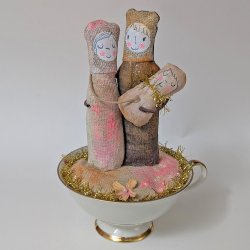 Kleine Krippe im Gefäß Nr. 87