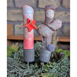 Krippe auf Blechpieksern Nr. 12