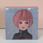 Frauenportrait Transfer auf Holz Nr.9