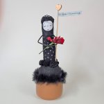 Trauerengel im Gefäß Nr. 47