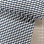 Jersey Design Pepita Marineweiß 1m