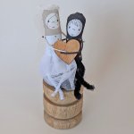 Brautpaar auf Sockel Nr. 8