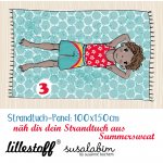 Bio Summersweat Design Strandtuch Panel Junge 3