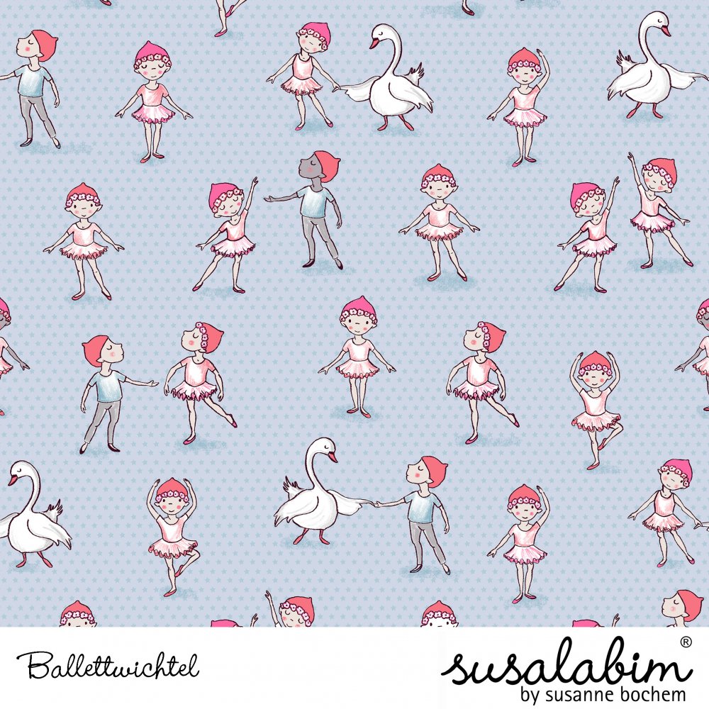 Bio Jersey Design Susalabims Ballettwichtel 0,6m - zum Schließen ins Bild klicken