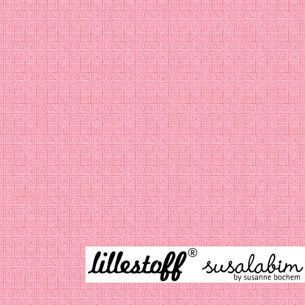 Bio Jersey Design Susalabims Minikaros rosa 1m - zum Schließen ins Bild klicken