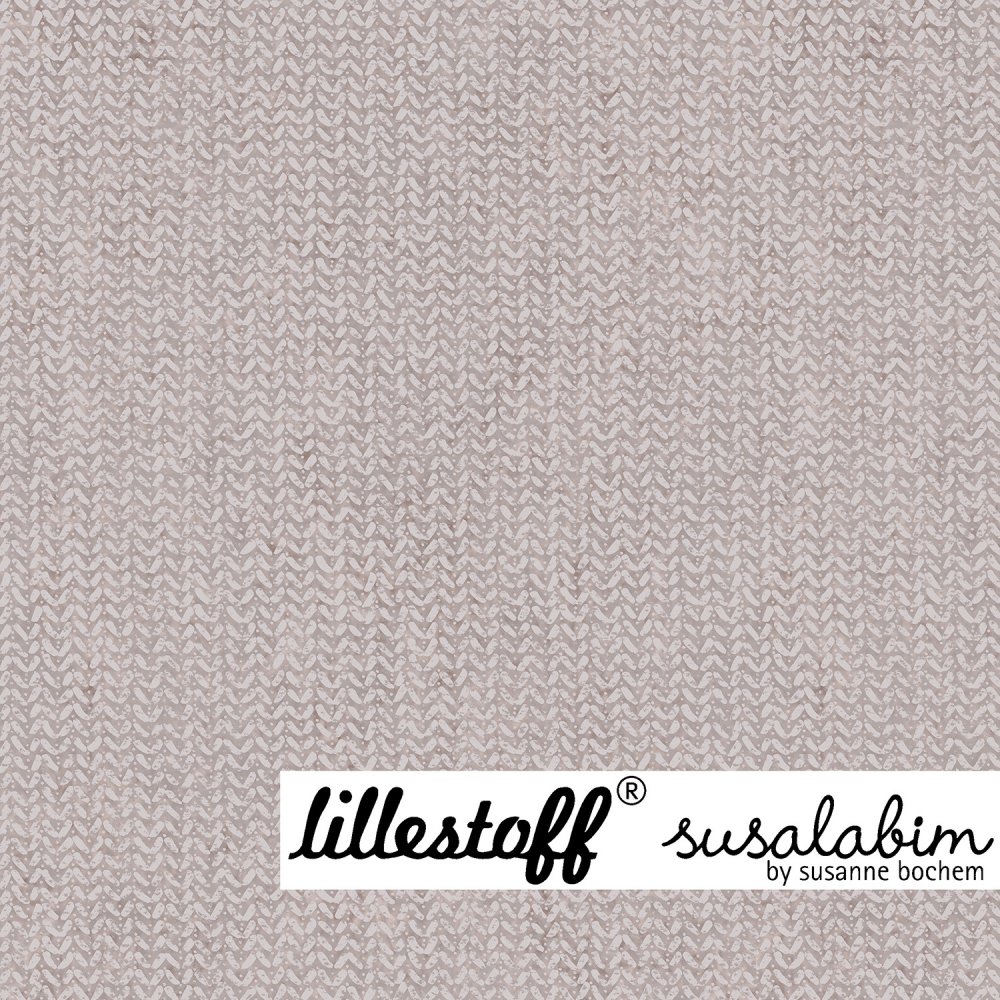 Bio Webware SUSAlabims Shabbystrick beige Baumwolle 1m - zum Schließen ins Bild klicken