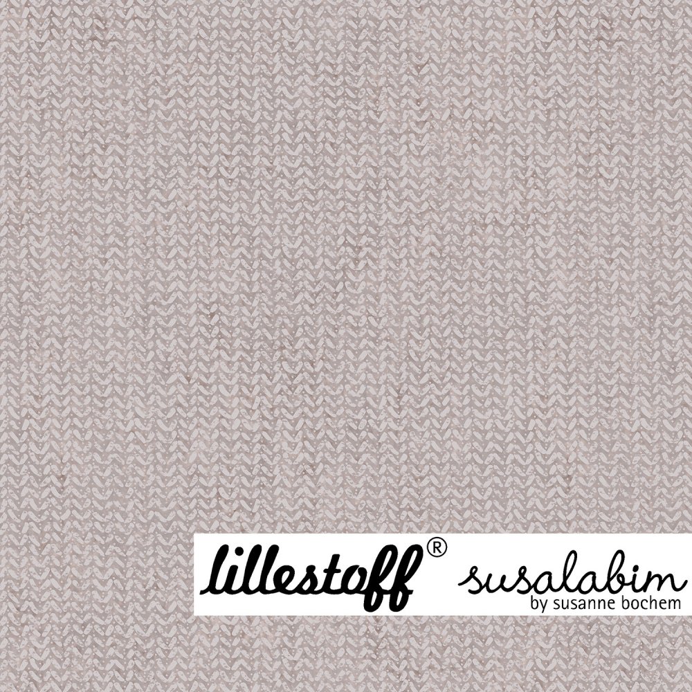 Bio Summersweat Design Susalabims Shabbystrick beige 1m - zum Schließen ins Bild klicken