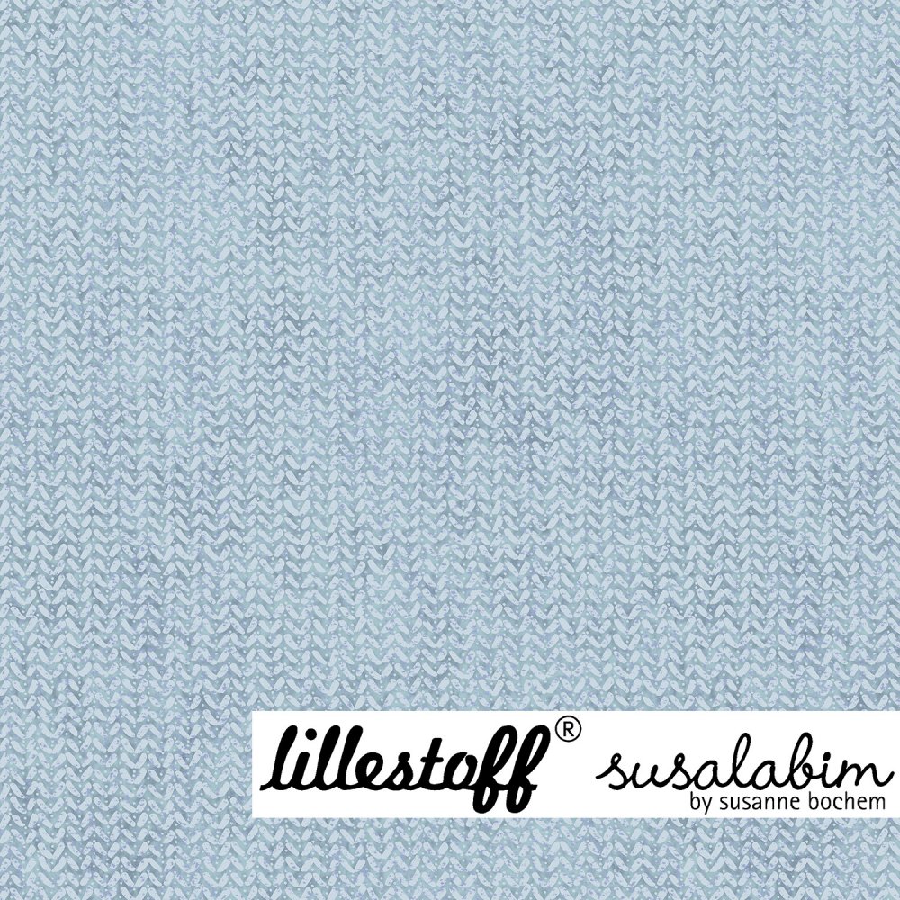 Bio Webware SUSAlabims Shabbystrick graublau Baumwolle 1m - zum Schließen ins Bild klicken