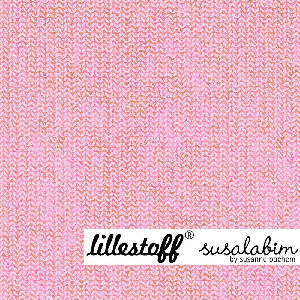 Bio Webware SUSAlabims Shabbystrick rosapink Baumwolle 1m - zum Schließen ins Bild klicken