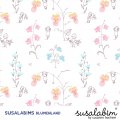 Bio Jersey Design Susalabims Blumenland 1m