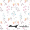 Bio Jersey Design Susalabims Blumenland 1m